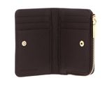 COCCINELLE Metallic Soft Credit Card Holder Brunette COCCINELLE Metallic Soft Credit Card Holder Brunette