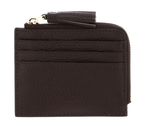 COCCINELLE Tassel Credit Card Holder Brunette COCCINELLE Tassel Credit Card Holder Brunette