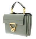 COCCINELLE Arlettis Signature Handbag Grained Leather Greenery