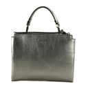 COCCINELLE Arlettis Handbag Grainy Leather Steel