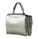 COCCINELLE Arlettis Handbag Grainy Leather Steel