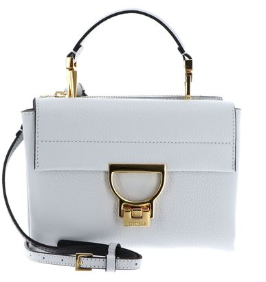 COCCINELLE Arlettis Handbag Grainy Leather Snow