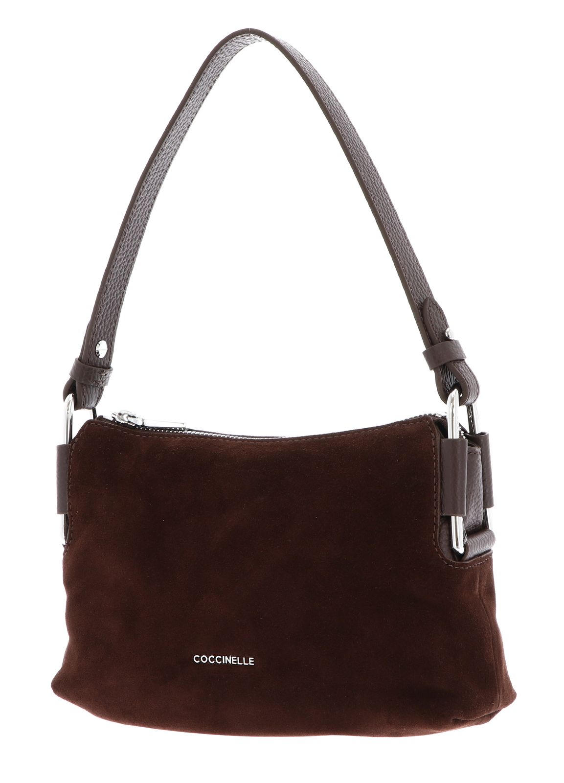 COCCINELLE Rebekka Suede Mini Bag Grained Leather Brunette / Brunet COCCINELLE Rebekka Suede Mini Bag Grained Leather Brunette / Brunet