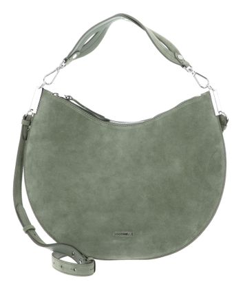 COCCINELLE Sunup Handbag Suede Leather Greenery