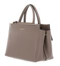 COCCINELLE Arlettis Handbag Grained Leather Warm Taupe