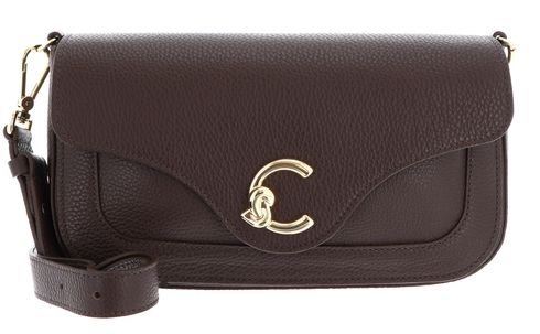 COCCINELLE C-Me Handbag Grainy Leather Brunette