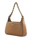 COCCINELLE Beat Grained Leather Handbag Cognac