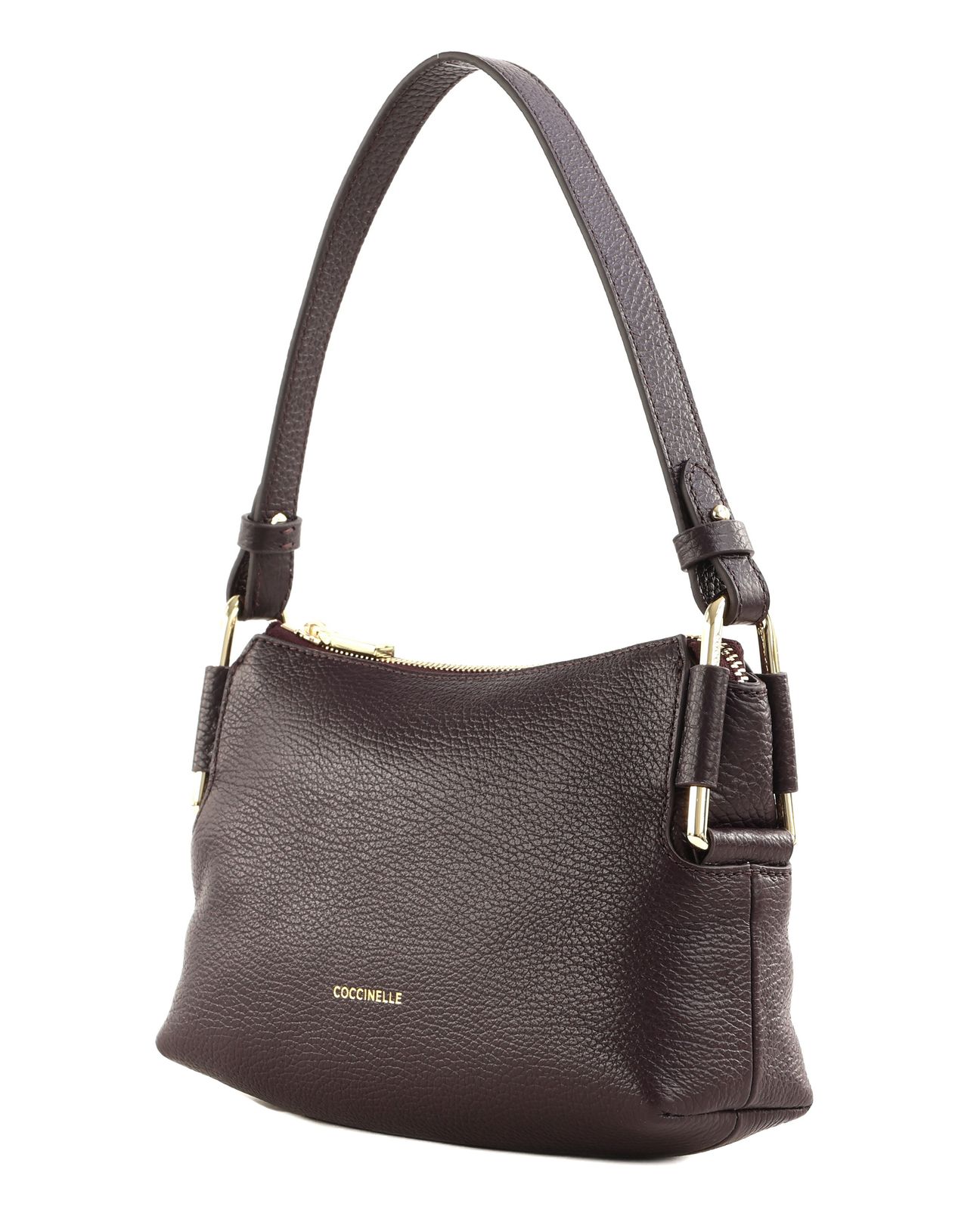 COCCINELLE Rebekka Mini Bag Grained Leather Prune COCCINELLE Rebekka Mini Bag Grained Leather Prune