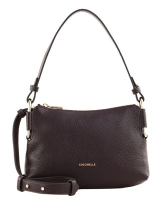 COCCINELLE Rebekka Mini Bag Grained Leather Prune