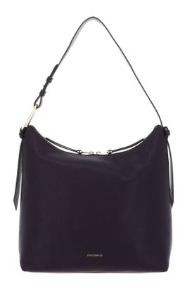 COCCINELLE Malory Handbag Grained Leather Prune