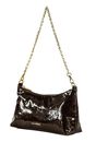 COCCINELLE Aura Mini Bag Grained Leather Brunette / Brunet COCCINELLE Aura Mini Bag Grained Leather Brunette / Brunet