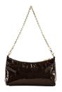 COCCINELLE Aura Mini Bag Grained Leather Brunette / Brunet COCCINELLE Aura Mini Bag Grained Leather Brunette / Brunet