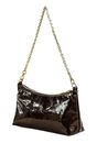 COCCINELLE Aura Mini Bag Grained Leather Brunette / Brunet COCCINELLE Aura Mini Bag Grained Leather Brunette / Brunet