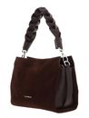 COCCINELLE Boheme Handbag Suede Grainy Leather Brunette / Brunet