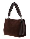 COCCINELLE Boheme Handbag Suede Grainy Leather Brunette / Brunet