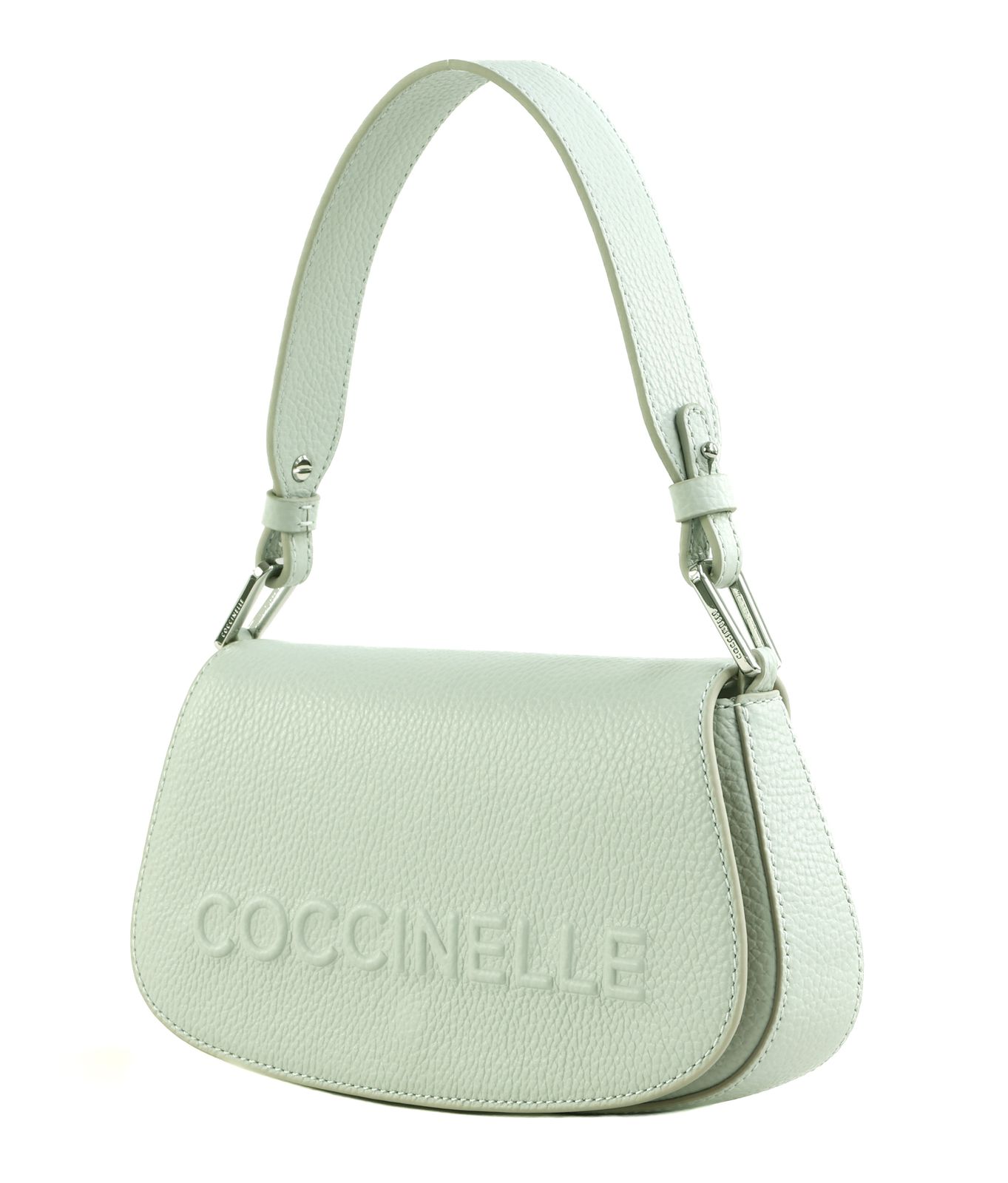 COCCINELLE Myrtha Maxi Log Mini Crossbody Bag S Snow COCCINELLE Myrtha Maxi Log Mini Crossbody Bag S Snow