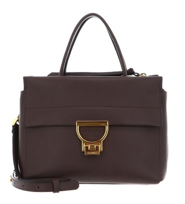 COCCINELLE Arlettis Handbag Grained Leather Brunette