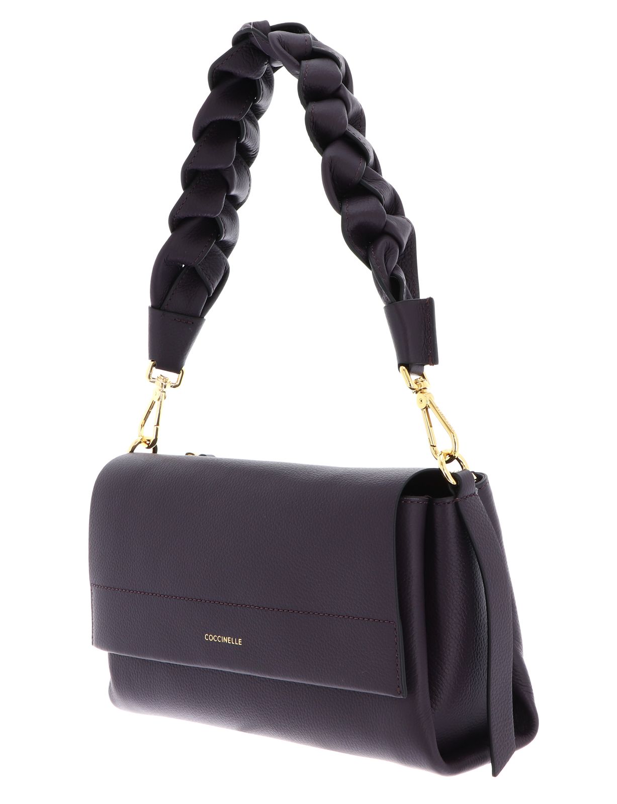 COCCINELLE Boheme Grana Double Shoulder Bag Prune / Ribes COCCINELLE Boheme Grana Double Shoulder Bag Prune / Ribes