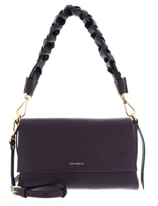 COCCINELLE Boheme Grana Double Shoulder Bag Prune / Ribes