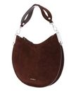 COCCINELLE Sunup Handbag Suede Leather Brunette