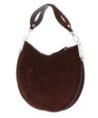COCCINELLE Sunup Handbag Suede Leather Brunette