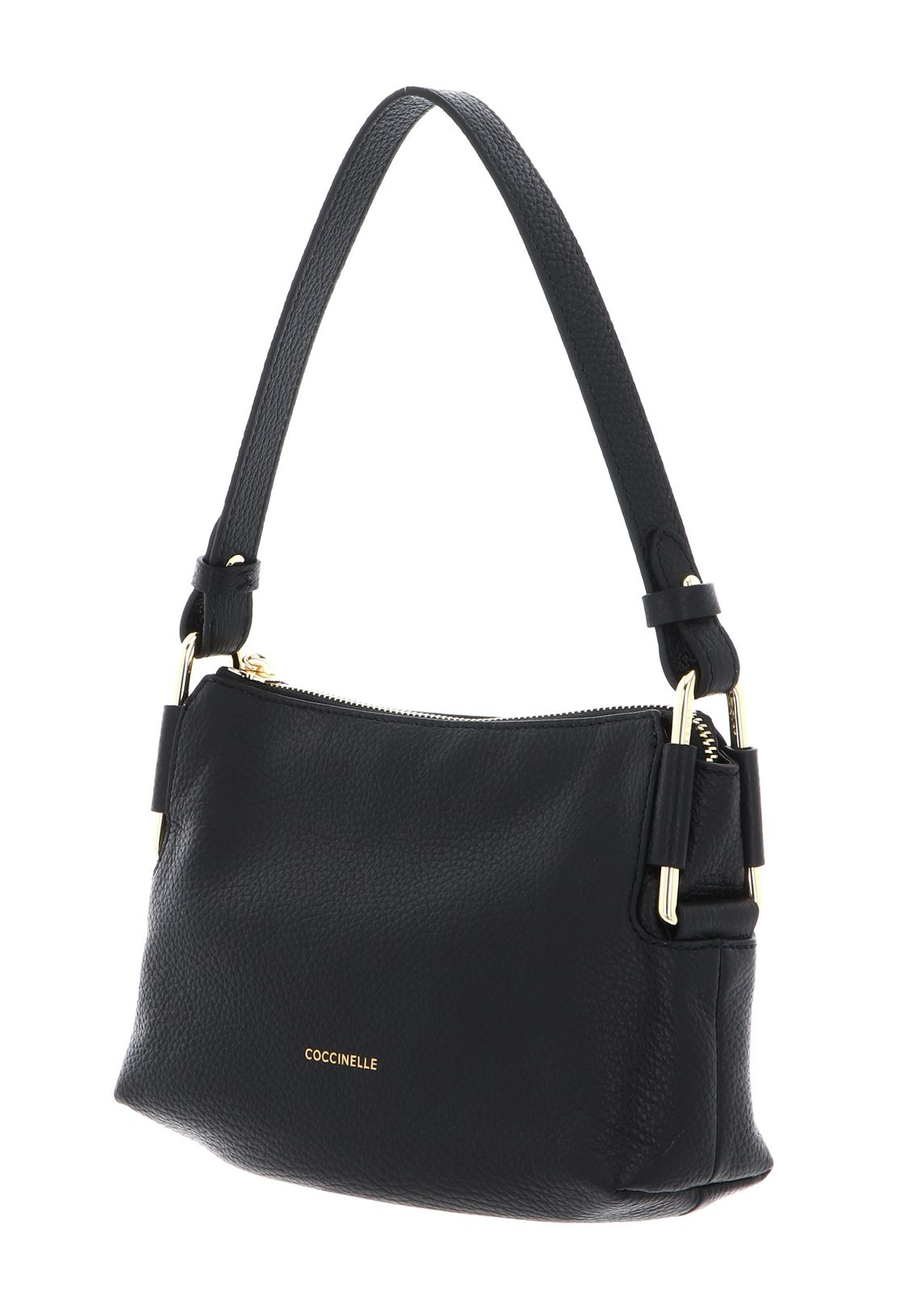 COCCINELLE Rebekka Mini Bag Grained Leather Noir COCCINELLE Rebekka Mini Bag Grained Leather Noir