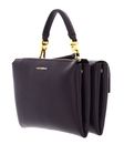 COCCINELLE Arlettis Signature Handbag Grained Leather Prune