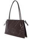 COCCINELLE Dulse Shiny Shoulderbag Brunette COCCINELLE Dulse Shiny Shoulderbag Brunette