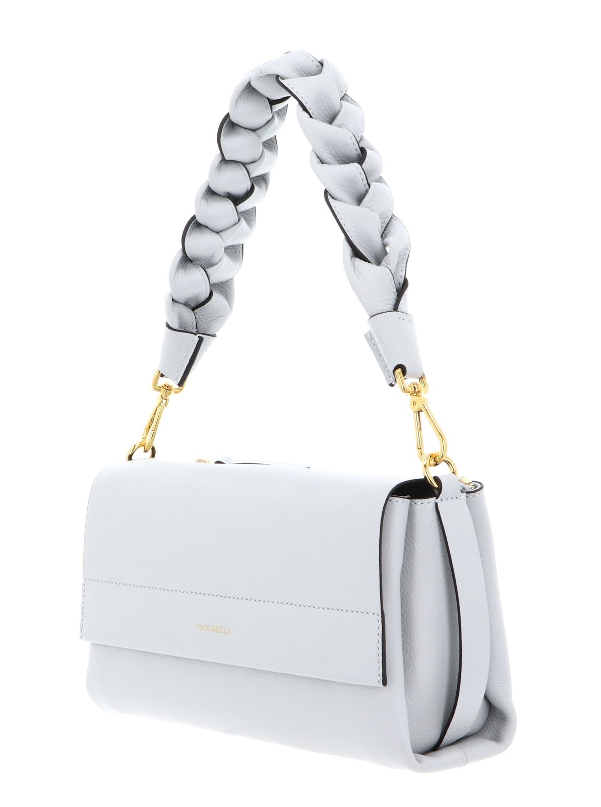 COCCINELLE Boheme Grana Double Shoulder Bag Snow / Greenery COCCINELLE Boheme Grana Double Shoulder Bag Snow / Greenery