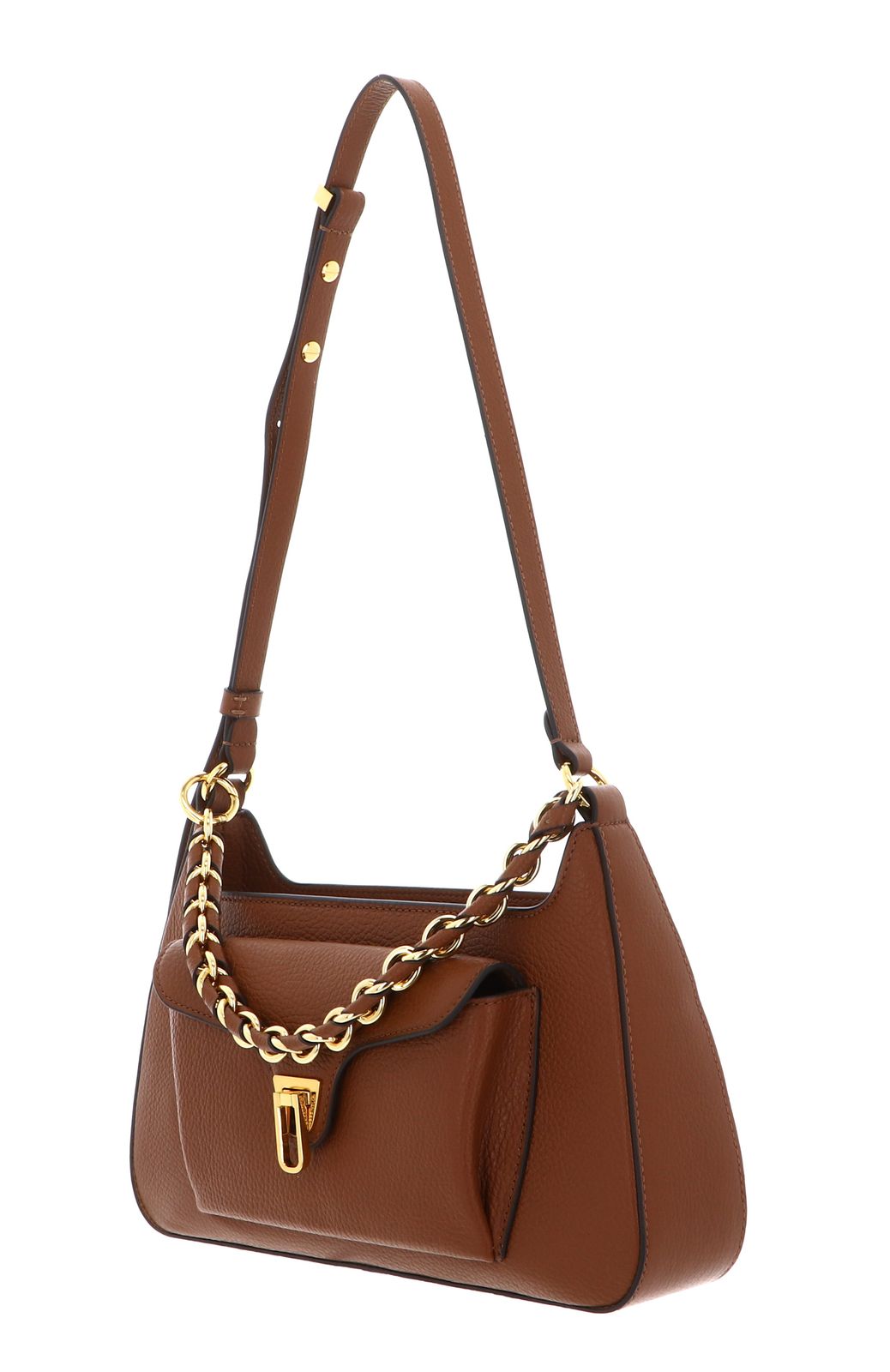 COCCINELLE Beat Generatio Shoulder Bag Cognac COCCINELLE Beat Generatio Shoulder Bag Cognac