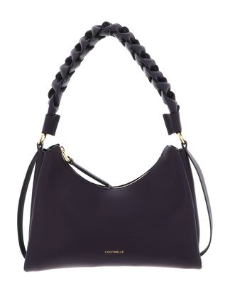 COCCINELLE Boheme Grana Double Shoulder Bag M Prune / Ribes