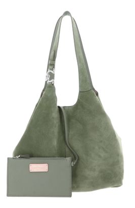 COCCINELLE C-Easy Suede Handbag Greenery
