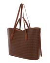 COCCINELLE New Never Without Bag Shopper Coated Monogram Multi Cognac / Cognac