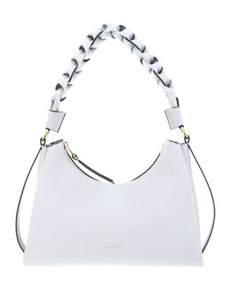 COCCINELLE Boheme Grana Double Shoulder Bag M Snow / Greenery