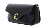 COCCINELLE C-Me Calf Shoulder Bag Noir