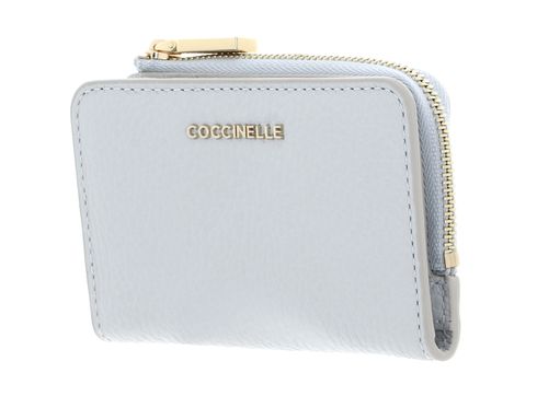 COCCINELLE Metallic Soft Credit Card Holder Snow