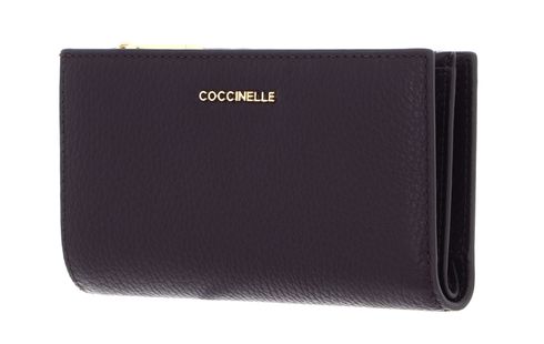 COCCINELLE Metallic Soft Wallet Prune