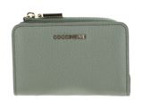 COCCINELLE Metallic Soft Credit Card Holder Greenery COCCINELLE Metallic Soft Credit Card Holder Greenery