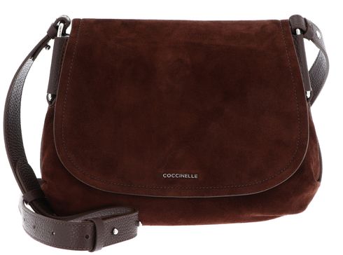 COCCINELLE Rebekka Handbag Grained Leather Brunette