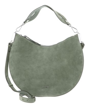 COCCINELLE Sunup Suede Shoulder Bag Greenery