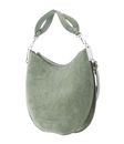 COCCINELLE Sunup Suede Shoulder Bag Greenery COCCINELLE Sunup Suede Shoulder Bag Greenery