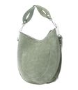 COCCINELLE Sunup Suede Shoulder Bag Greenery COCCINELLE Sunup Suede Shoulder Bag Greenery