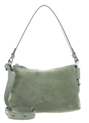 COCCINELLE Rebekka Suede Mini Bag Grained Leather Greenery