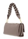 COCCINELLE Boheme Grana Double Shoulder Bag Warm Taupe / Rosette