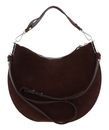 COCCINELLE Sunup Suede Shoulder Bag Brunette
