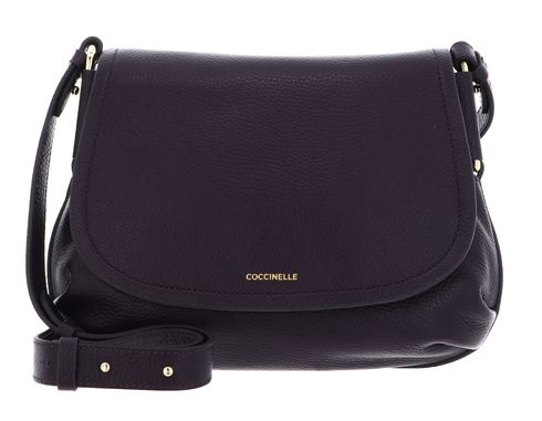 COCCINELLE Rebekka Handbag Grained Leather Prune