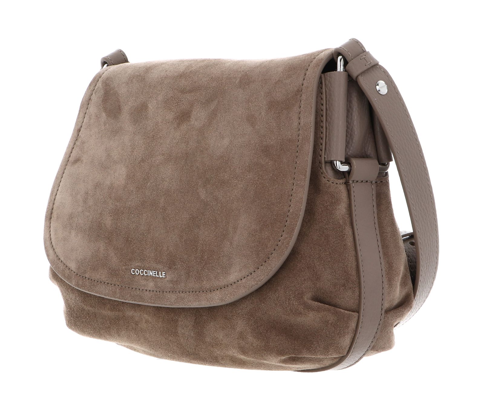 COCCINELLE Rebekka Handbag Grained Leather Warm Taupe COCCINELLE Rebekka Handbag Grained Leather Warm Taupe