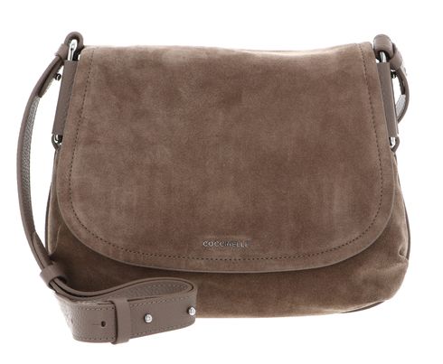 COCCINELLE Rebekka Handbag Grained Leather Warm Taupe