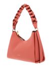 COCCINELLE Boheme Grana Double Shoulder Bag M Pink Clay / Brunette