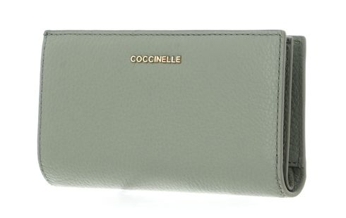 COCCINELLE Metallic Soft Wallet Greenery